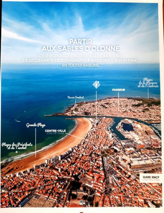 Appartement Vue Sur Mer 莱萨布勒-多洛讷 外观 照片